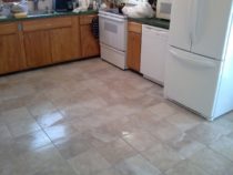 new porcelain tile floor