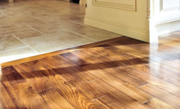 new hardwood and ceramic tile flooring