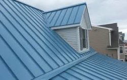 blue steel roof