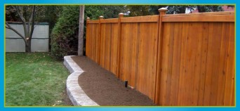 private wooden fence